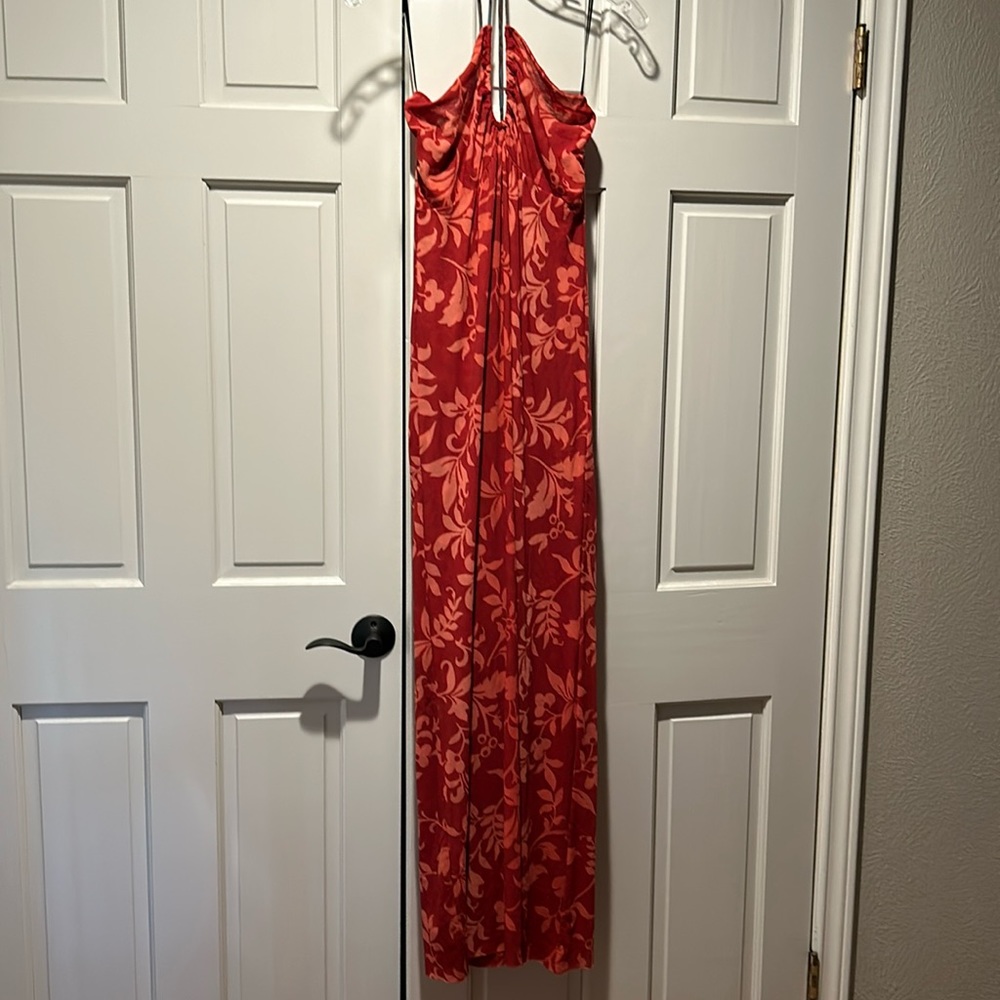 Sweet Pea halter maxi dress coverup